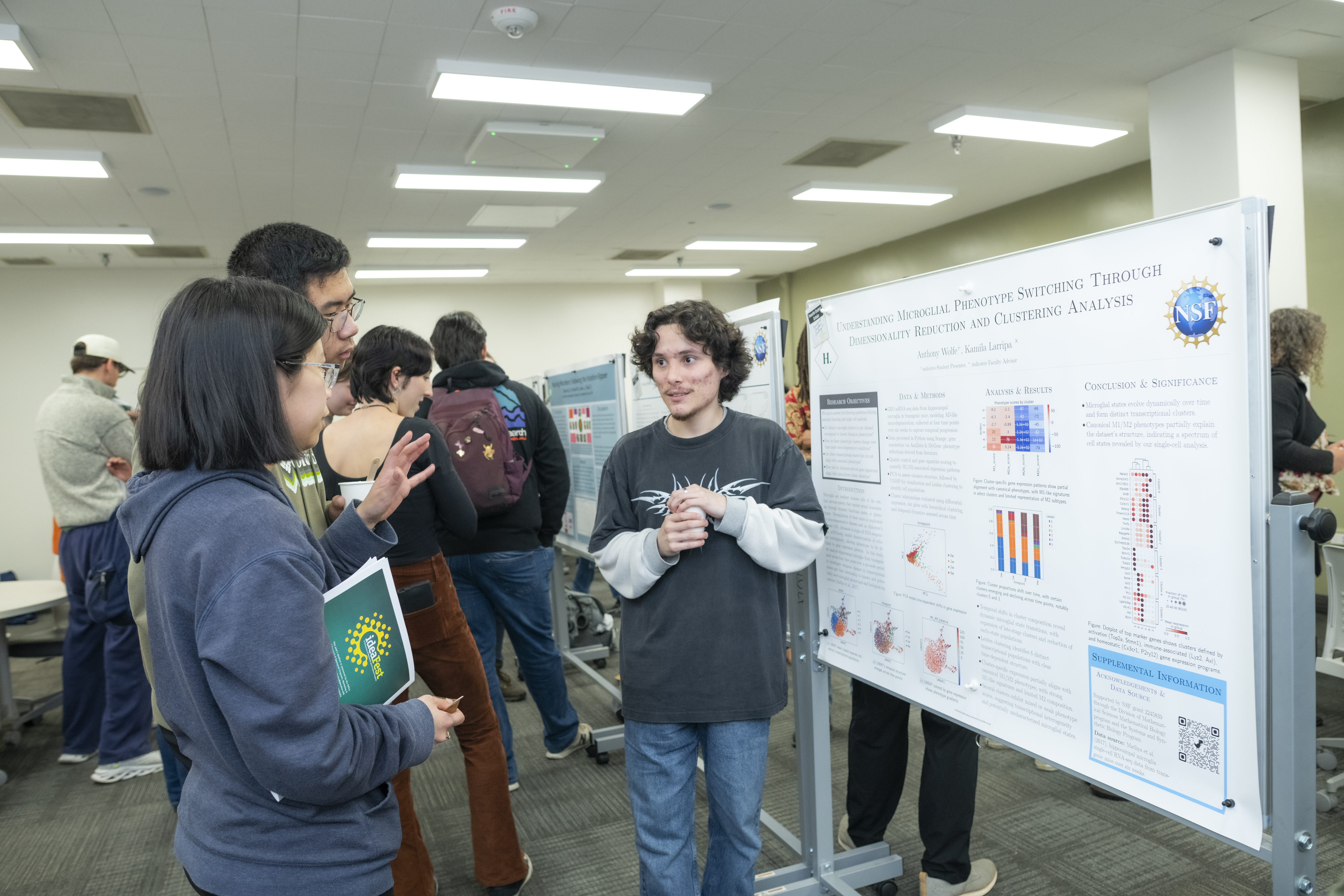 Data Science Club member presenting during a club activity