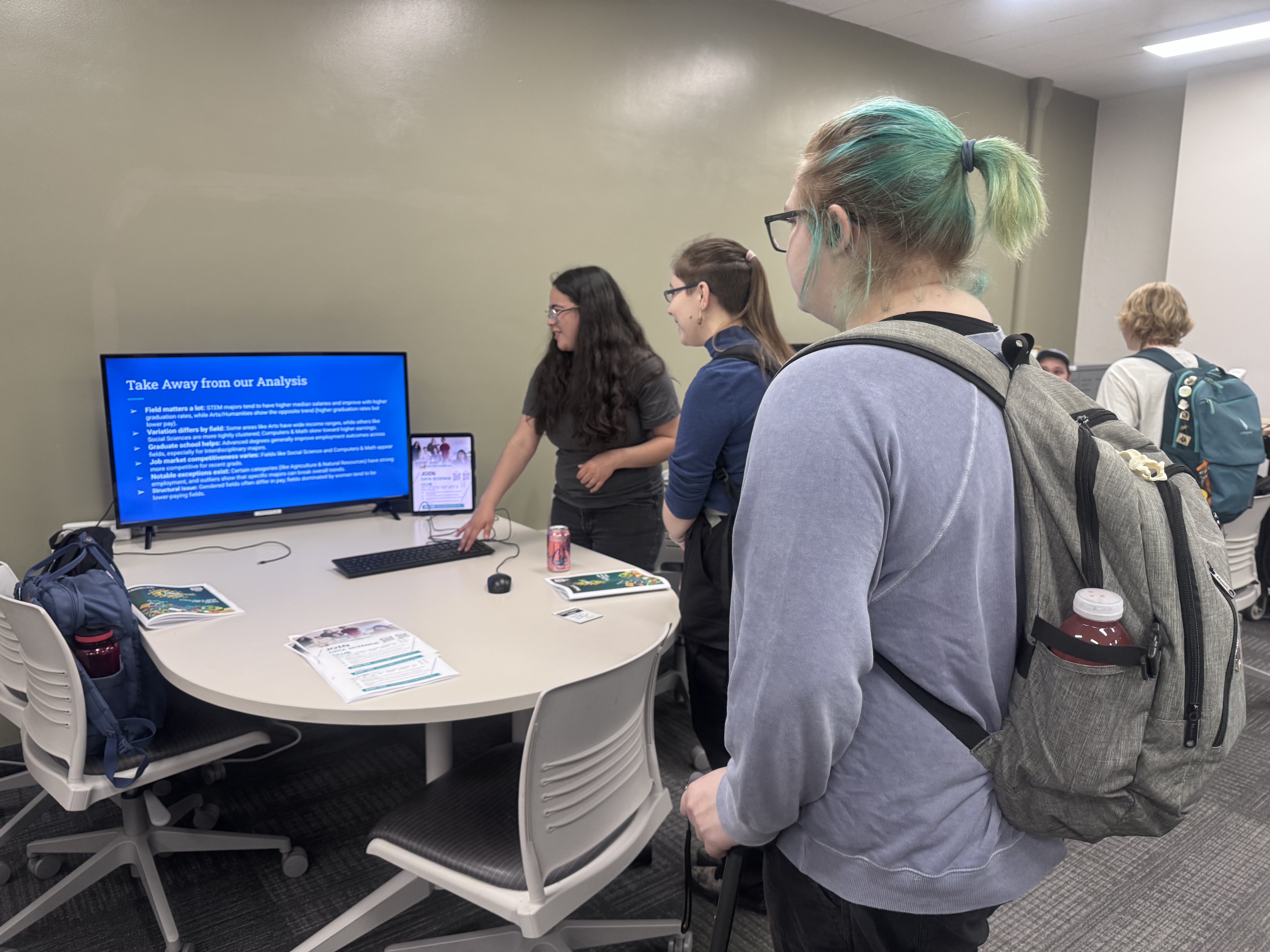 Data Science Club member participating in a club activity
